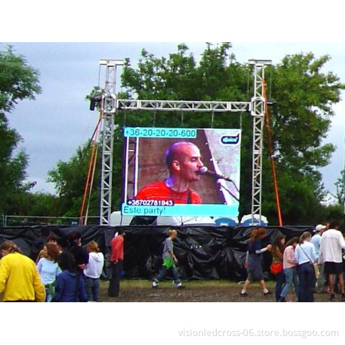 P6.67 Outdoor LED Advertising Dipaly Rental Led Video Wall Screen for Product Demo